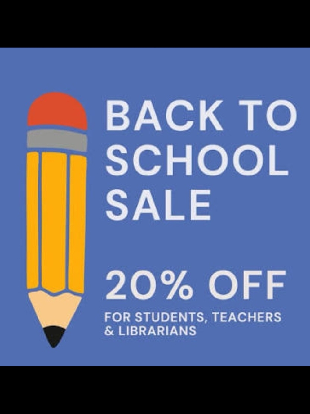 Back To chool Sale  Get 20% Off